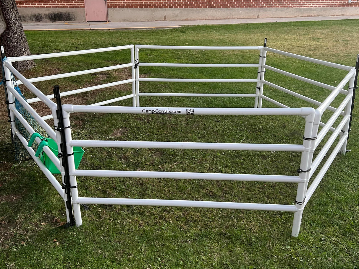 DIY Modular Kit: Mini/Goat Corral (6 Panels; 4 Rails)