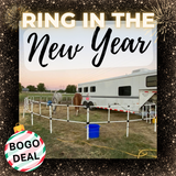 BOGO Buy 6 Get 6 50% OFF: Heavy-Duty Electric Ready-Made Corral (12 Panels; 2 Rails)