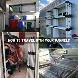 BOGO Ready Made Portable Electric Horse Corral Fencing: (Electric EconoLine 8x2 = 16 Panels; 2 Rails)