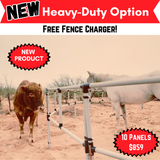 Heavy-Duty Electric Ready-Made Corral (10 Panels; 2 Rails)