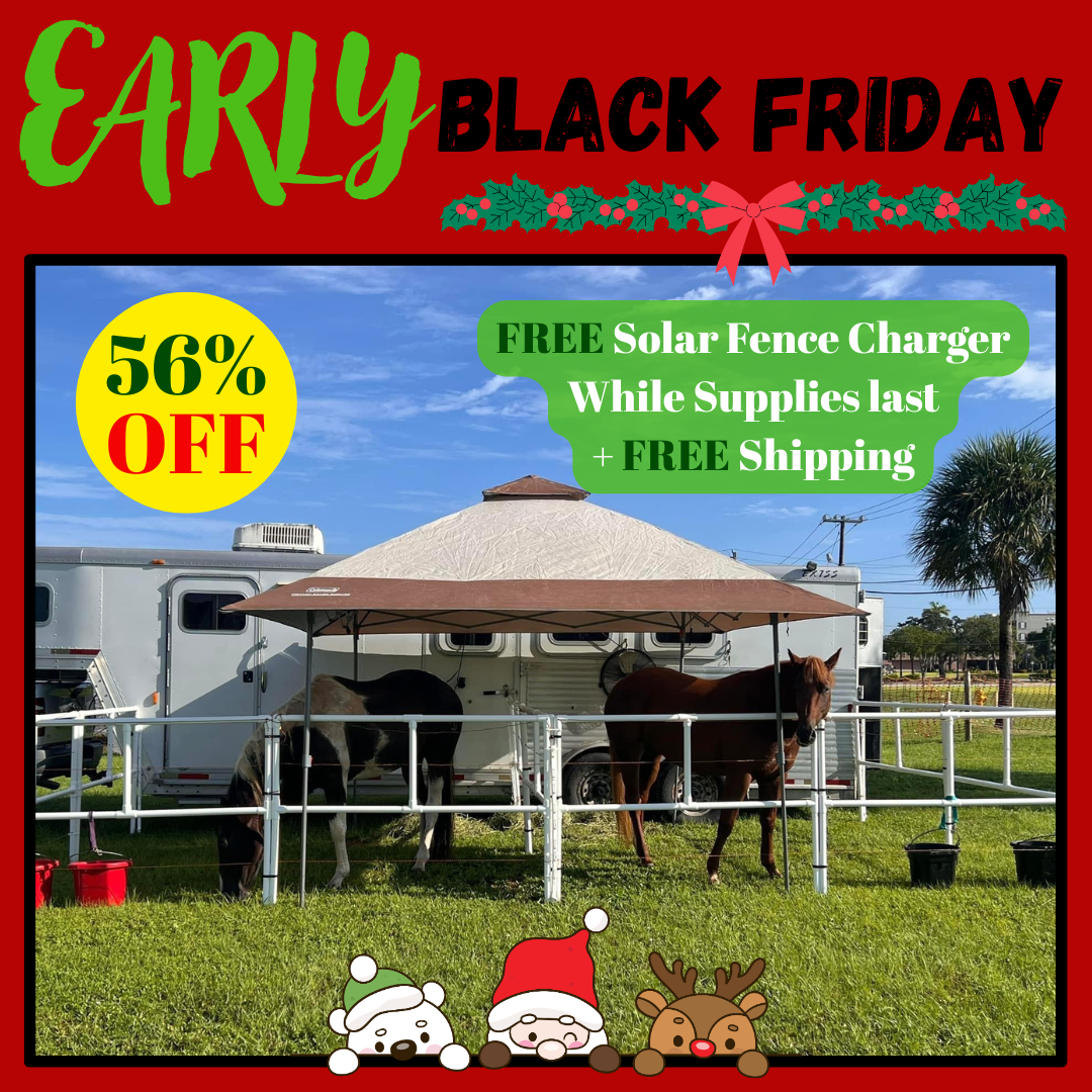 Heavy-Duty Electric Ready-Made Corral (10 Panels; 2 Rails)