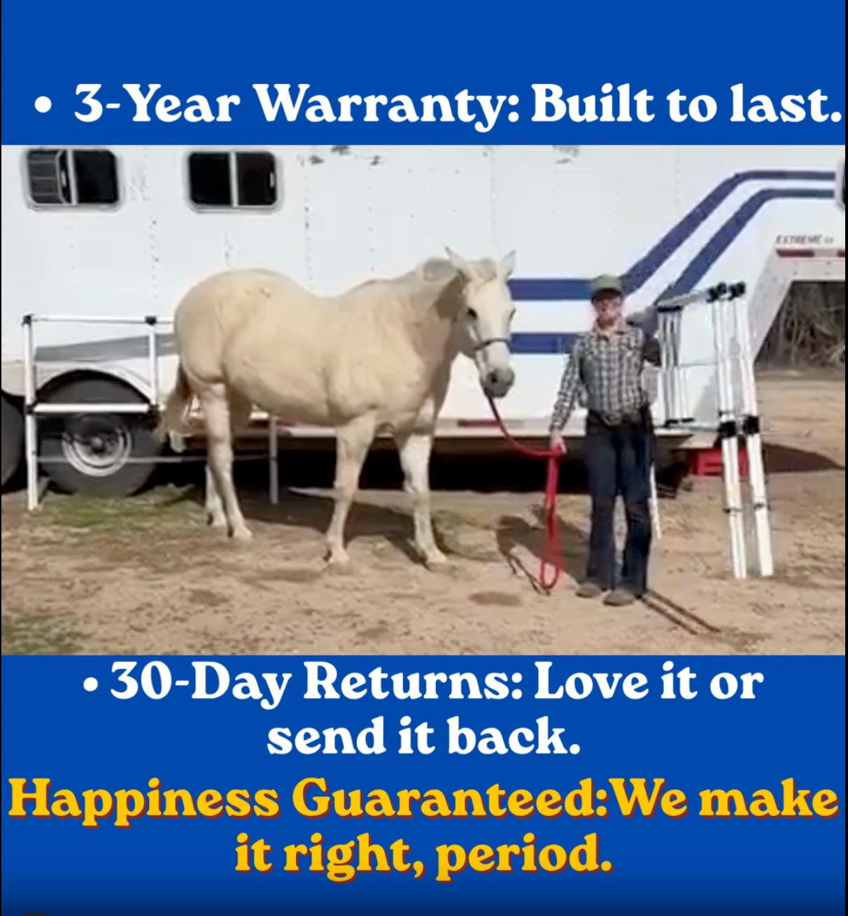 Ready Made Portable Electric Horse Corral Fencing: (Electric EconoLine 14+4=18 Panels; 2 Rails)