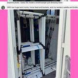 BOGO Ready Made Portable Electric Horse Corral Fencing: (Electric EconoLine 8x2 = 16 Panels; 2 Rails)