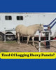 Ready Made Portable Electric Horse Corral Fencing: (Electric EconoLine 14+4=18 Panels; 2 Rails)