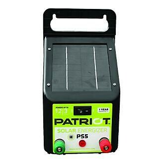 Electric Fence Charger: Patriot PS5 (Solar) +FREE Leads