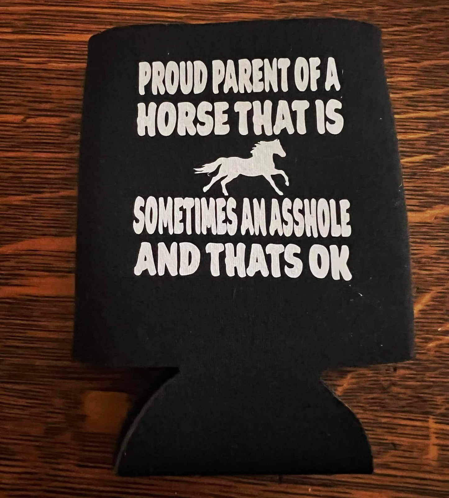 "Proud Parent of a Horse" Etched Glass Mug
